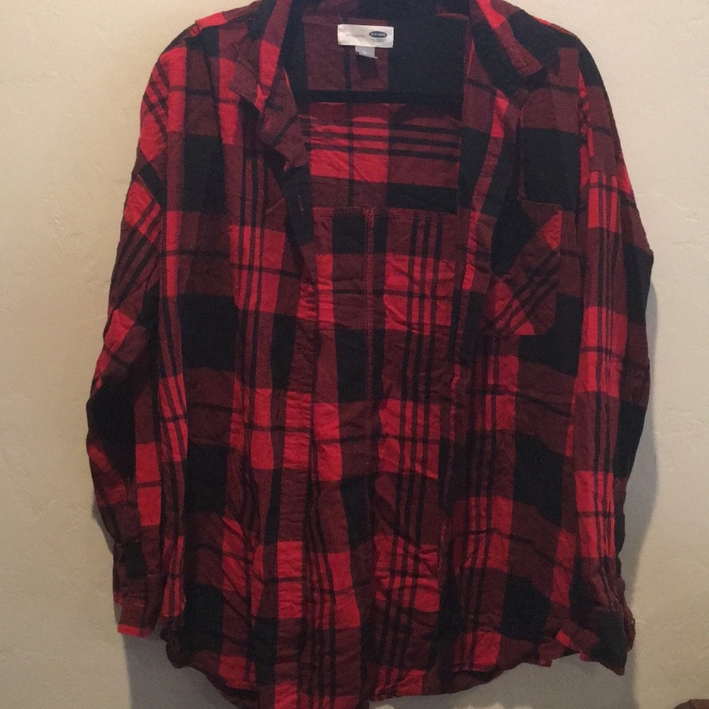 Old Navy Button Down Plaid